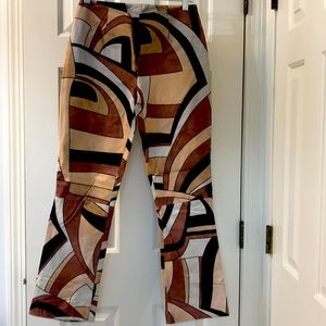 Funky leather/suede pants - sz 4